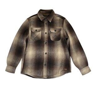 Men Jachs New York Wool Blend Jacket Shirt‎ Shacket Pocket Shadow Plaid Sz Small